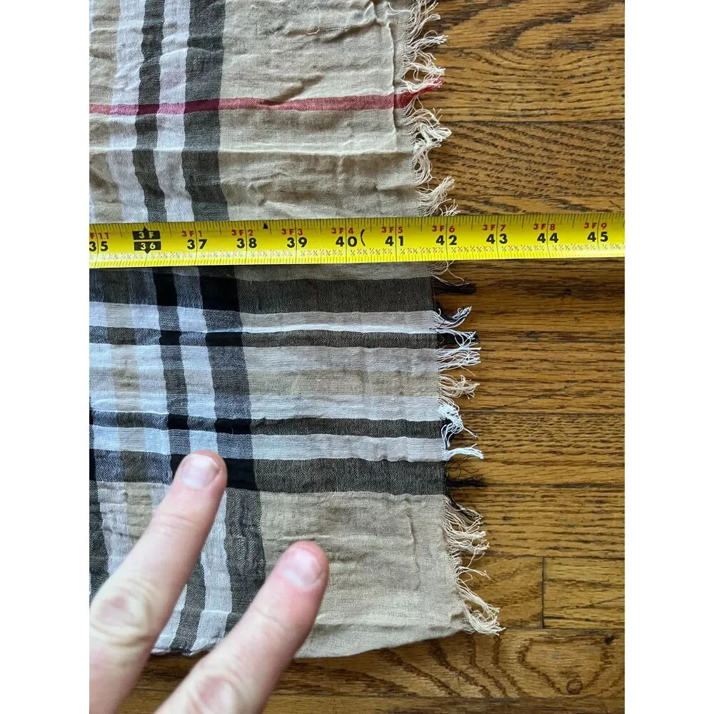 LORD & TAYLOR Multicolor Nova Check Neck Scarf   Women's One Size